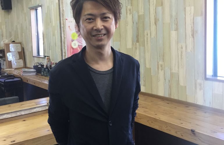 細谷 紀彦 ホソヤ ノリヒコ 常陸大宮にある美容室パルミエのスタイリストのご紹介です
